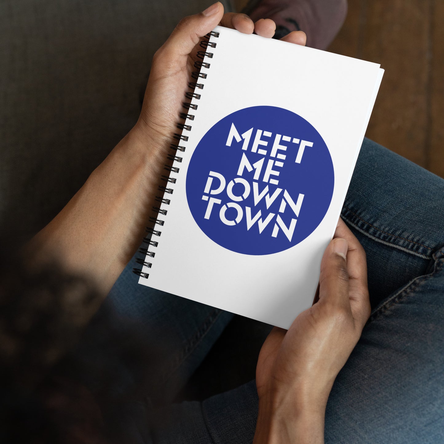 "Meet Me Downtown" Spiral Notebook