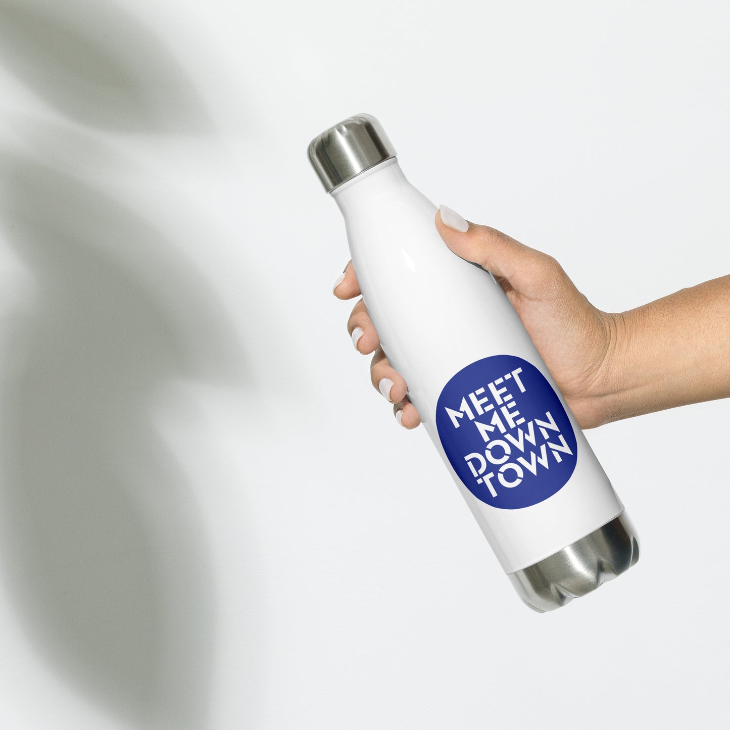 "Meet Me Downtown" Stainless Steel Water Bottle