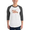 "America Needs Main Streets" Orange 3/4 Sleeve Raglan Shirt