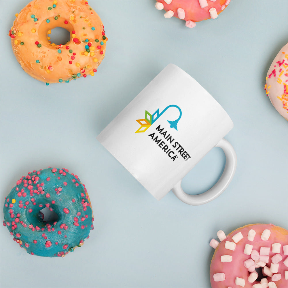 MSA Logo White Glossy Mug