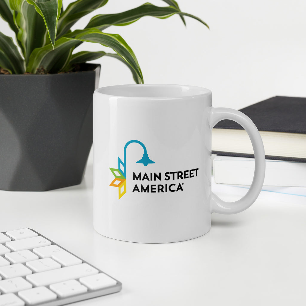 MSA Logo White Glossy Mug