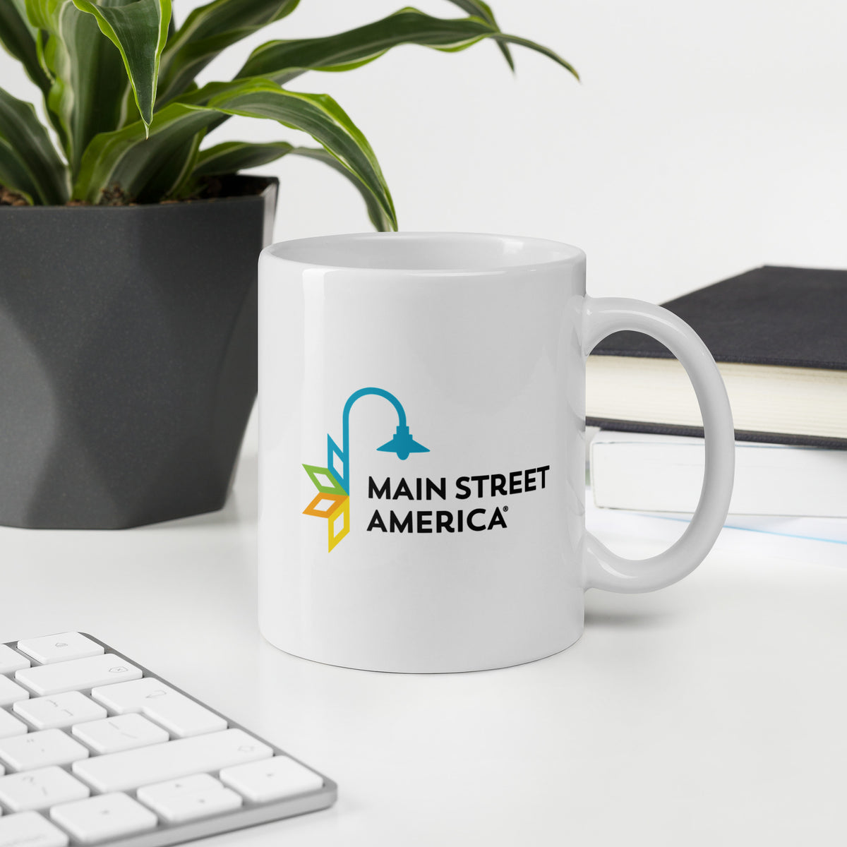 MSA Logo White Glossy Mug