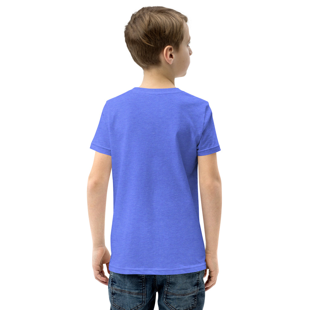 "Meet Me Downtown" Blue Youth Short Sleeve T-Shirt