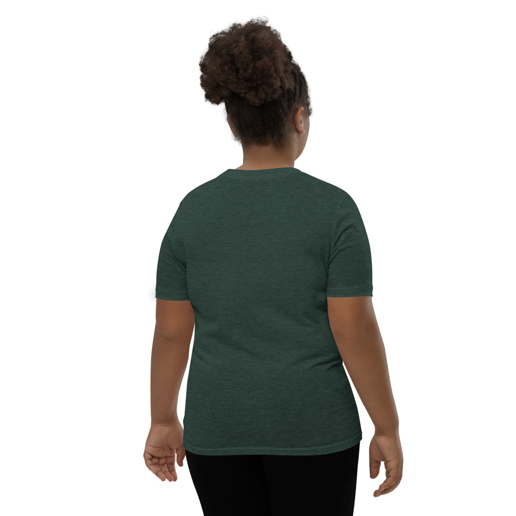 "Meet Me Downtown" Green Youth Short Sleeve T-Shirt