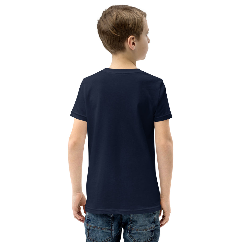"Meet Me Downtown" Blue Youth Short Sleeve T-Shirt