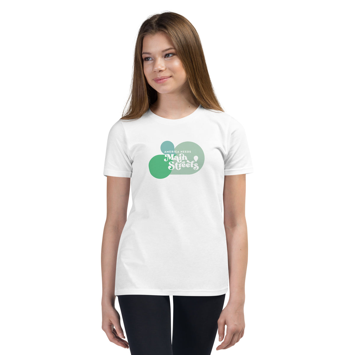 "America Needs Main Streets" Youth Short Sleeve T-Shirt